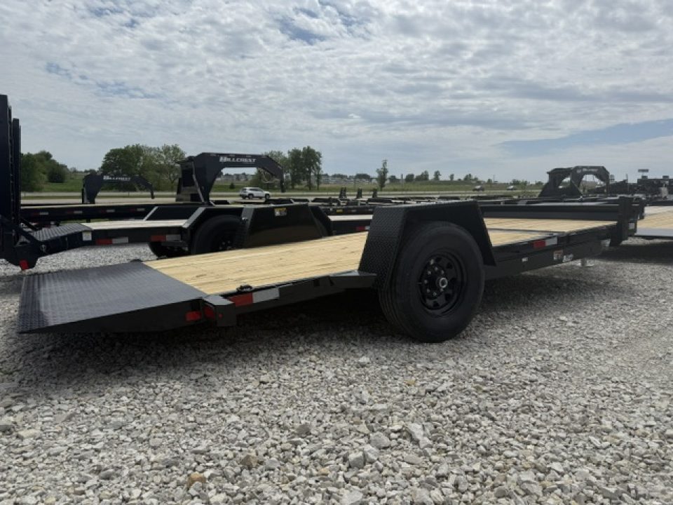 New 2026 H&H 78"x12'+4' 7.8k Single Axle Gravity Tilt Equipment Trailer