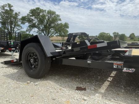 New 2026 H&H 78"x12'+4' 7.8k Single Axle Gravity Tilt Equipment Trailer