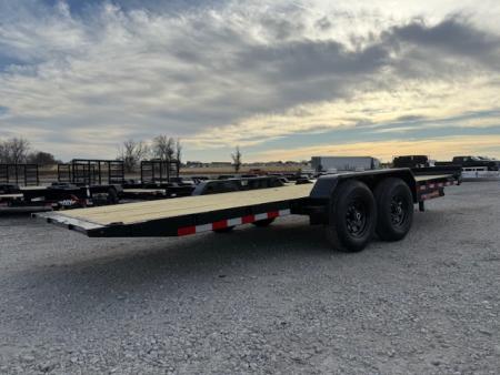 New 2026 H&H Black 82"X20' 14K Electric Tilt Speed Loader Car Hauler Trailer