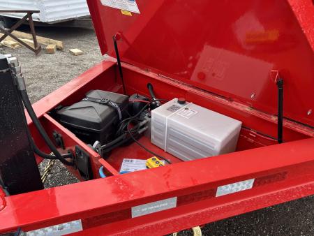 New 2026 PJ Trailers 7 X 14 FT LOW PRO TELESCOPIC HIGH SIDE DUMP TRAILER 15K GVWR