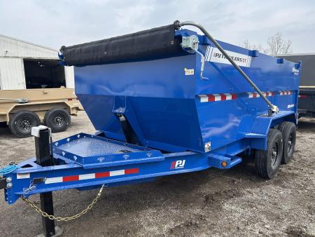 New 2026 PJ Trailers 7 X 14 FT LOW PRO TELESCOPIC HIGH SIDE DUMP TRAILER 15K GVWR