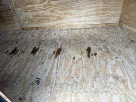 Used 2025 Trailer Source Manufacturing LLC 7x16 Enclosed Black Trailer – 7K GVWR, Brakes, Bar Locks, Blackout Cargo Trailer