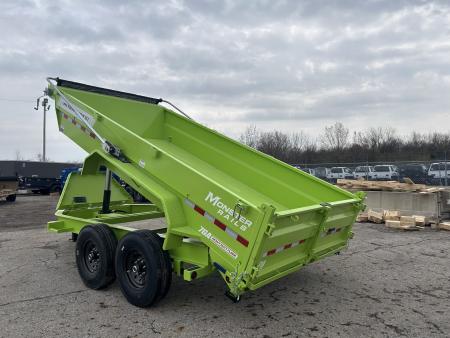 New 2026 PJ Trailers 7 X 14 FT LOW PRO TELESCOPIC DUMP TRAILER 15K GVWR