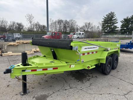 New 2026 PJ Trailers 7 X 14 FT LOW PRO TELESCOPIC DUMP TRAILER 15K GVWR