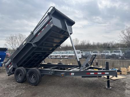 New 2026 PJ Trailers 7 X 14 FT LOW PRO TELESCOPIC DUMP TRAILER 15K GVWR