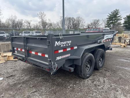 New 2026 PJ Trailers 7 X 14 FT LOW PRO TELESCOPIC DUMP TRAILER 15K GVWR