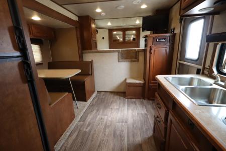 Used 2015 Bison Trailers 3 Horse LQ Slide-out Trailer