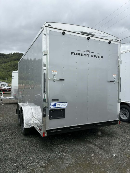 New CARGO 2026 CONTINENTAL TW714TA2 7X14 7000 GVWR ENCLOSED TRAILER RAMP DIAMOND ICE