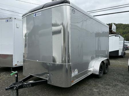 New CARGO 2026 CONTINENTAL TW714TA2 7X14 7000 GVWR ENCLOSED TRAILER RAMP DIAMOND ICE