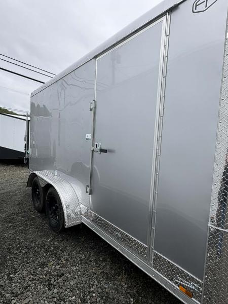 New CARGO 2026 CONTINENTAL TW714TA2 7X14 7000 GVWR ENCLOSED TRAILER RAMP DIAMOND ICE