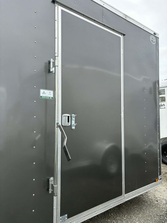New CAR HAULER 2026 CONTINENTAL CARGO VHW8520TA3 10,000 GVWR 8.5X20' ENCLOSED TRAILER RAMP CHARCOAL