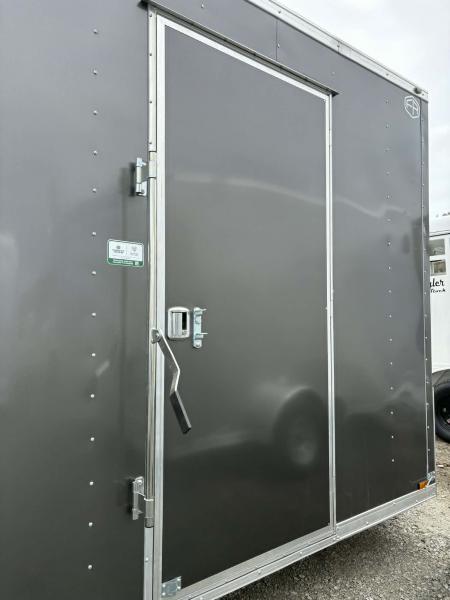 New CAR HAULER 2026 CONTINENTAL CARGO VHW8520TA3 10,000 GVWR 8.5X20' ENCLOSED TRAILER RAMP CHARCOAL