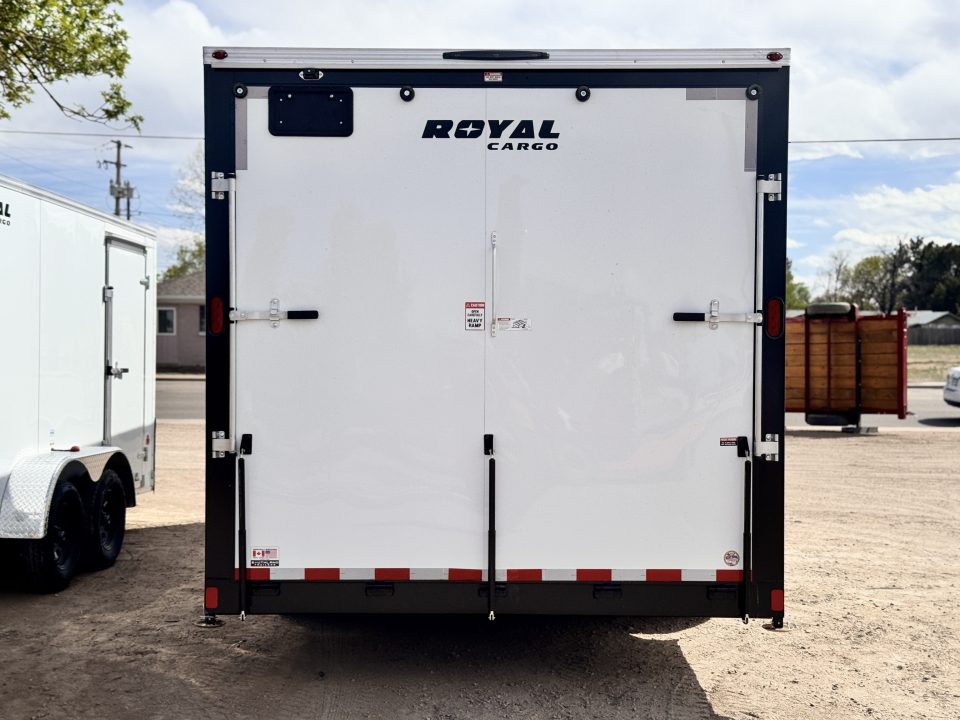 New 2026 Royal Cargo Trailers 8-20 Enclosed Car Hauler(WEIGHT)