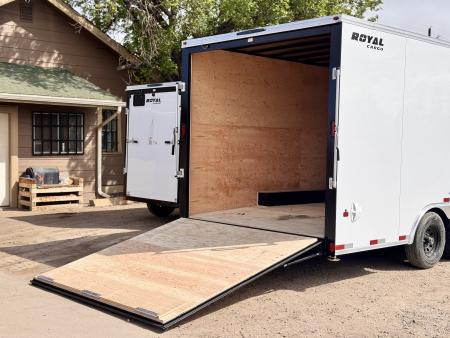 New 2026 Royal Cargo Trailers 8-20 Enclosed Car Hauler(WEIGHT)