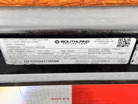 New 2026 Southland Trailers 7-HD20 Tilt Deck Equipment Hauler 14K GVWR