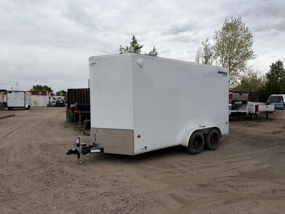 New 2026 Royal Cargo Trailers 7-14-1.5V Enclosed Rear Barn Door 7K GVWR