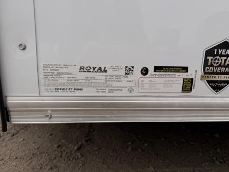 New 2026 Royal Cargo Trailers 7-14-1.5V Enclosed Rear Barn Door 7K GVWR