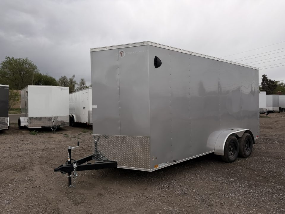 New 2026 Cross Trailers 7-16-1.5V Enclosed 7K GVWR