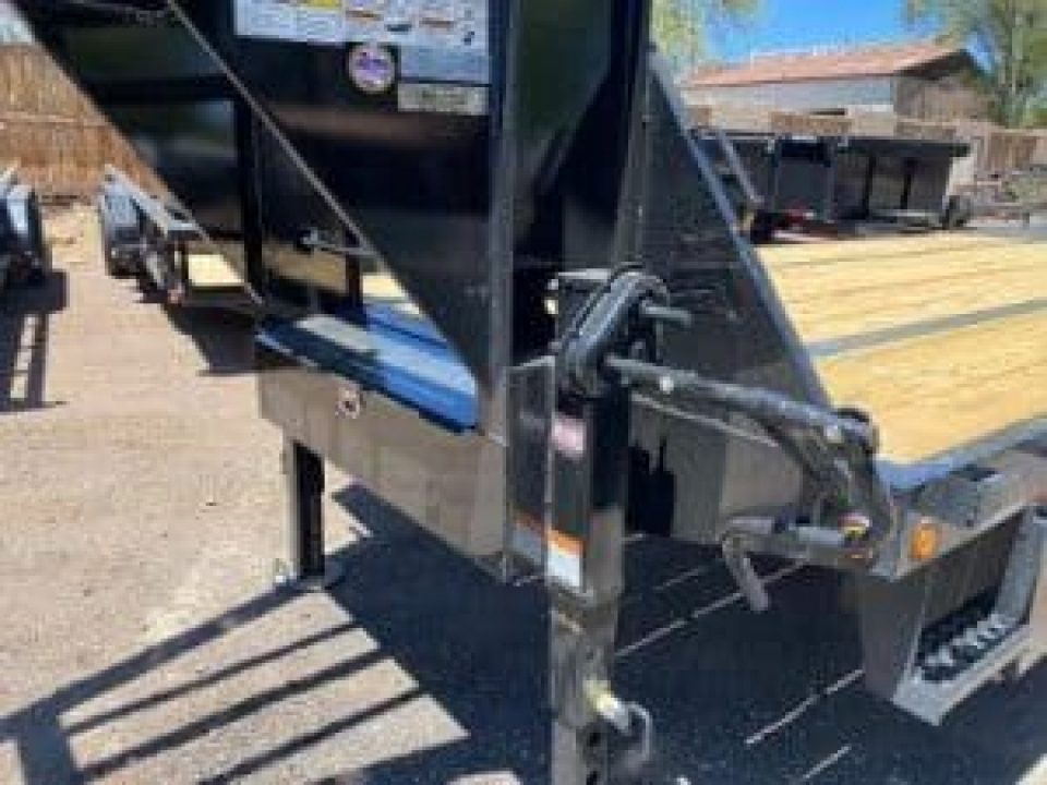 New 2026 Top Hat Trailers 102X27'+5' Gooseneck 24K Flatbed Trailer