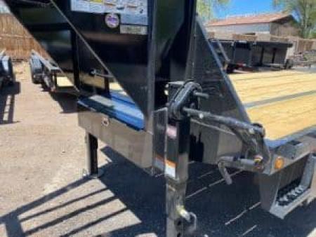 New 2026 Top Hat Trailers 102X27'+5' Gooseneck 24K Flatbed Trailer