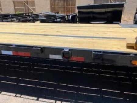 New 2026 Top Hat Trailers 102X27'+5' Gooseneck 24K Flatbed Trailer