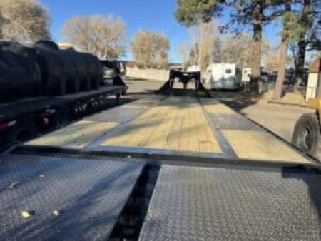New 2026 Top Hat Trailers 102X27'+5' Gooseneck 24K Flatbed Trailer