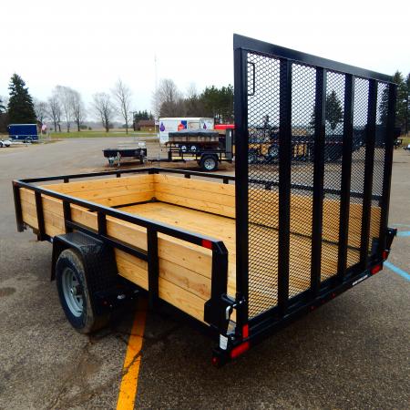 New 2026 Sure-Trac 7x14 5k 3 Board Utility Trailer