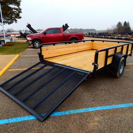 New 2026 Sure-Trac 7x14 5k 3 Board Utility Trailer