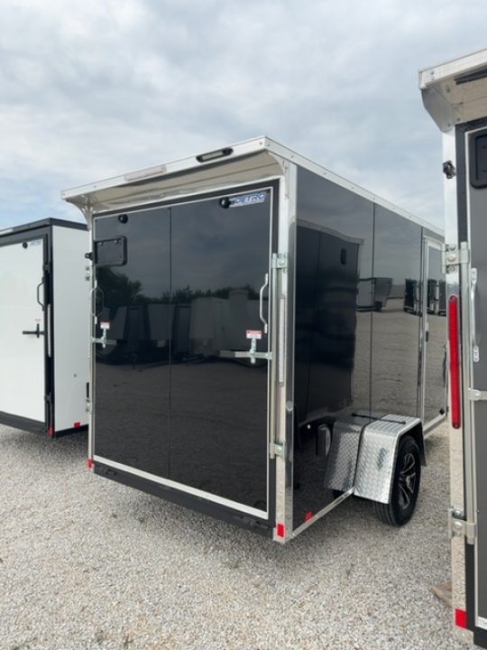 New 2026 Impact Trailers Quake 6x12 3K Ramp Door V-Nose