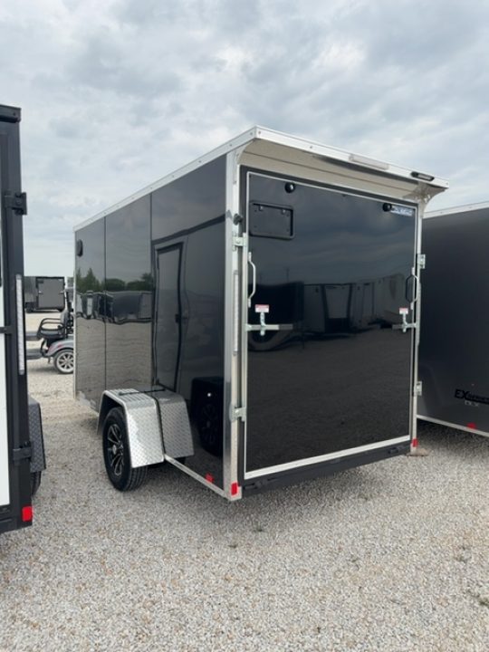 New 2026 Impact Trailers Quake 6x12 3K Ramp Door V-Nose