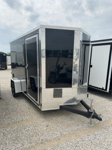 New 2026 Impact Trailers Quake 6x12 3K Ramp Door V-Nose