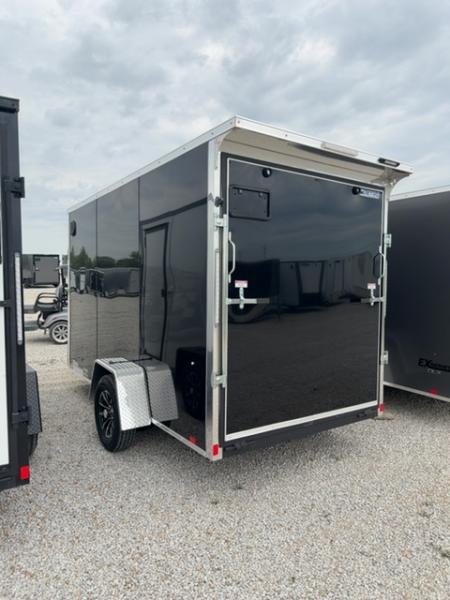 New 2026 Impact Trailers Quake 6x12 3K Ramp Door V-Nose
