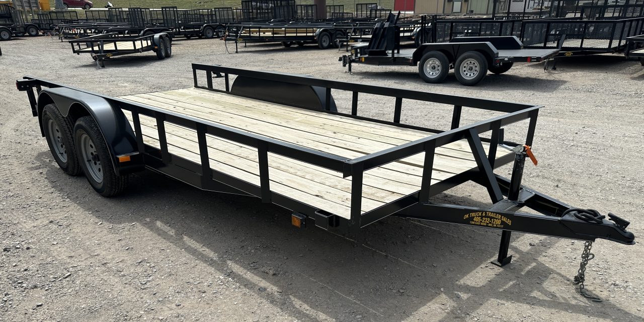 New 2026 Road Boss 83"x16' Tandem Axle Bumper Pull Basic Utility Trailer