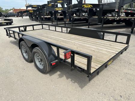 New 2026 Road Boss 83"x16' Tandem Axle Bumper Pull Basic Utility Trailer