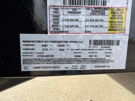 New 2026 Midsota TB-20 15.4k Tilt Trailer