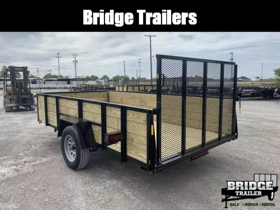 New 2026 AMO A9612XWG (82" x 12') 2.9K Highside Utility Trailer