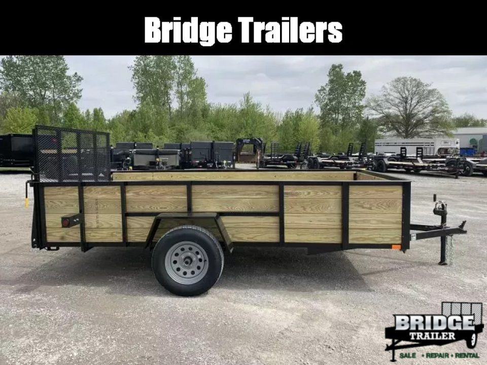 New 2026 AMO A9612XWG (82" x 12') 2.9K Highside Utility Trailer