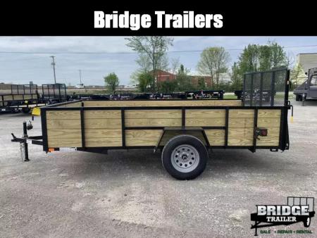 New 2026 AMO A9612XWG (82" x 12') 2.9K Highside Utility Trailer