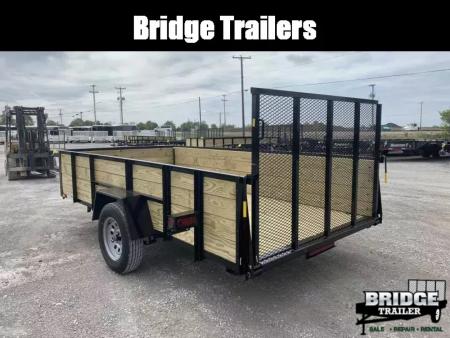 New 2026 AMO A9612XWG (82" x 12') 2.9K Highside Utility Trailer