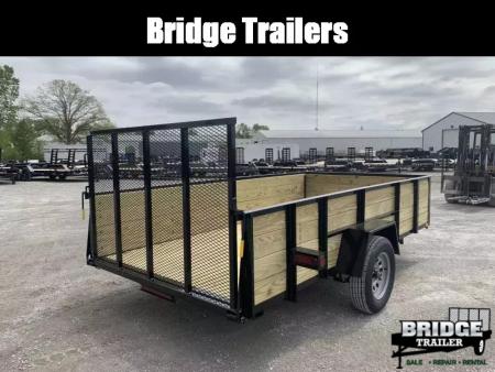 New 2026 AMO A9612XWG (82" x 12') 2.9K Highside Utility Trailer