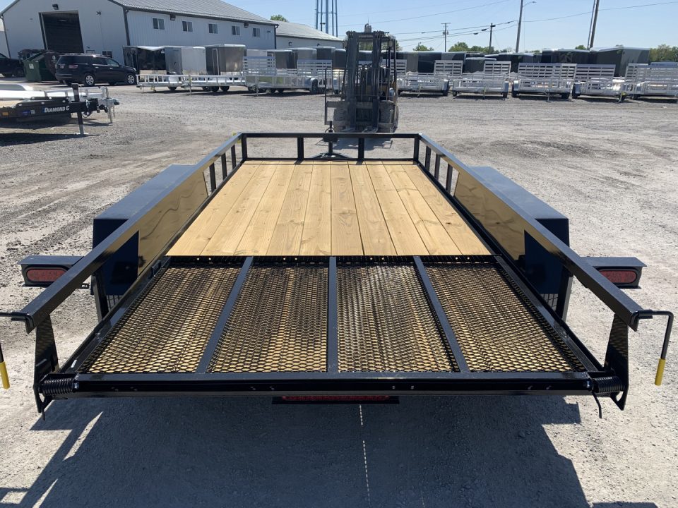 New 2026 AMO AL14TB (76" X 14') 7K Landscape Utility Trailer