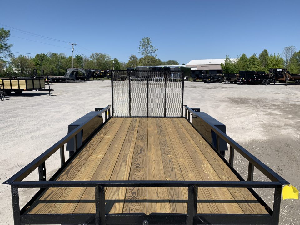 New 2026 AMO AL14TB (76" X 14') 7K Landscape Utility Trailer