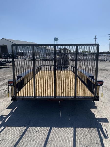 New 2026 AMO AL14TB (76" X 14') 7K Landscape Utility Trailer