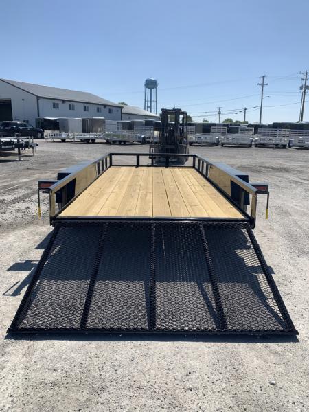 New 2026 AMO AL14TB (76" X 14') 7K Landscape Utility Trailer