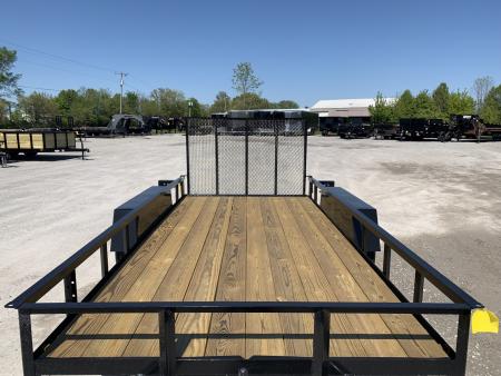 New 2026 AMO AL14TB (76" X 14') 7K Landscape Utility Trailer