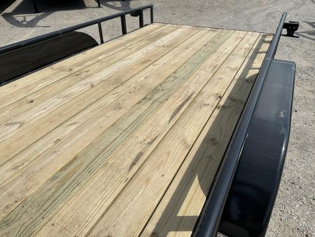 New 2026 Road Boss 83"x20' Tandem Axle Bumper Pull with Slide in Ramps & Pipe Rail Utility Trailer