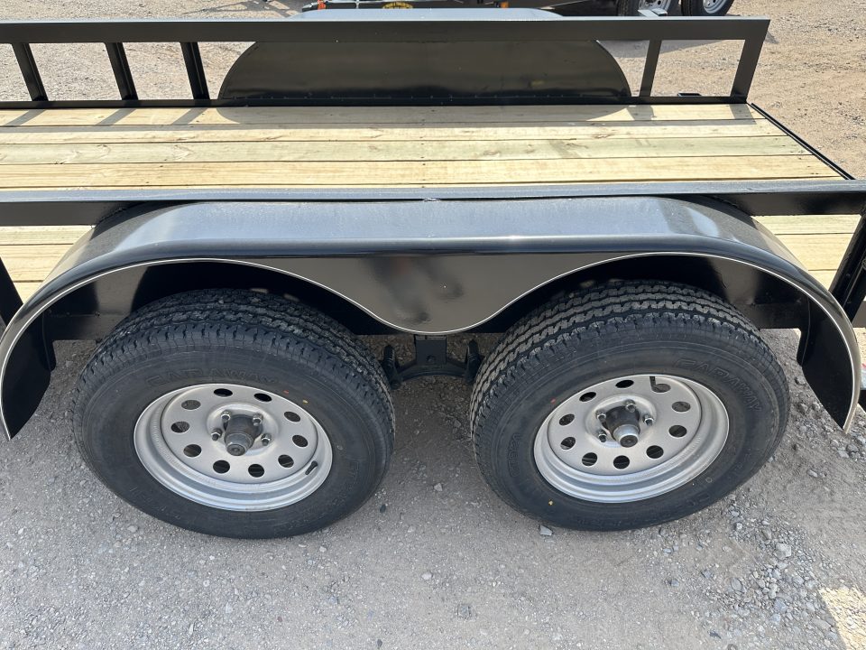 New 2026 Road Boss 5'x12' Tandem Axle Bumper Pull Basic Utility Trailer