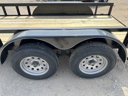 New 2026 Road Boss 5'x12' Tandem Axle Bumper Pull Basic Utility Trailer