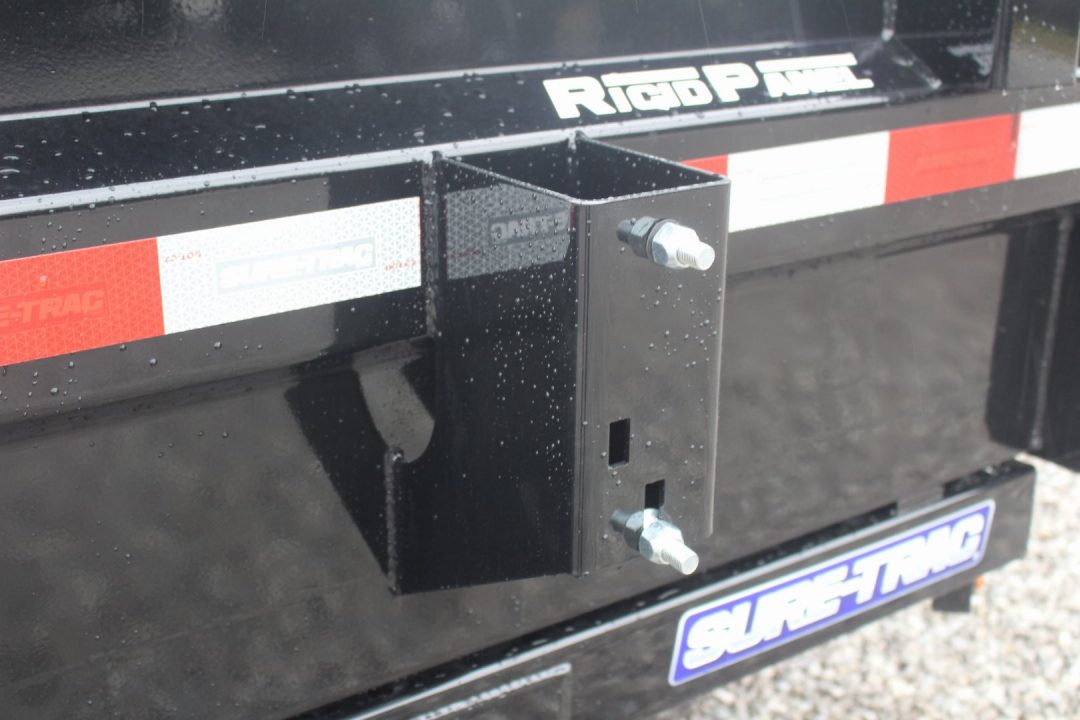 New 2026 Sure-Trac 5' x 8' Low Profile Homeowner Dump Trailer 5K - Single Ram (NO RAMPS) - BARN DOORS