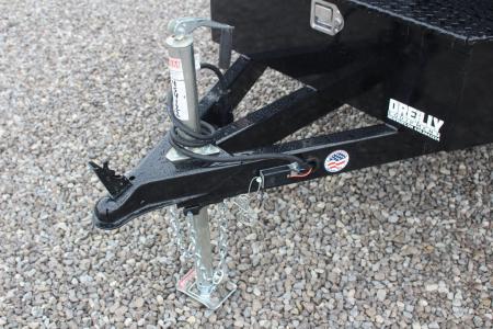 New 2026 Sure-Trac 5' x 8' Low Profile Homeowner Dump Trailer 5K - Single Ram (NO RAMPS) - BARN DOORS